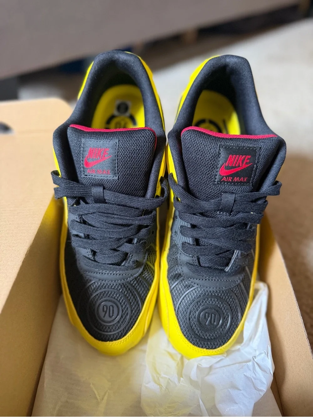 Nike Men’s Air Max Sneakers - Yellow/Black